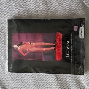 New Red Bodystocking